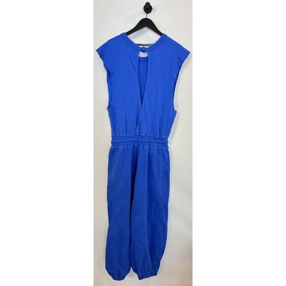 FREE PEOPLE Movement Throw And Go Onesie in Electric Cobalt Size Small NWT - Picture 10 of 12